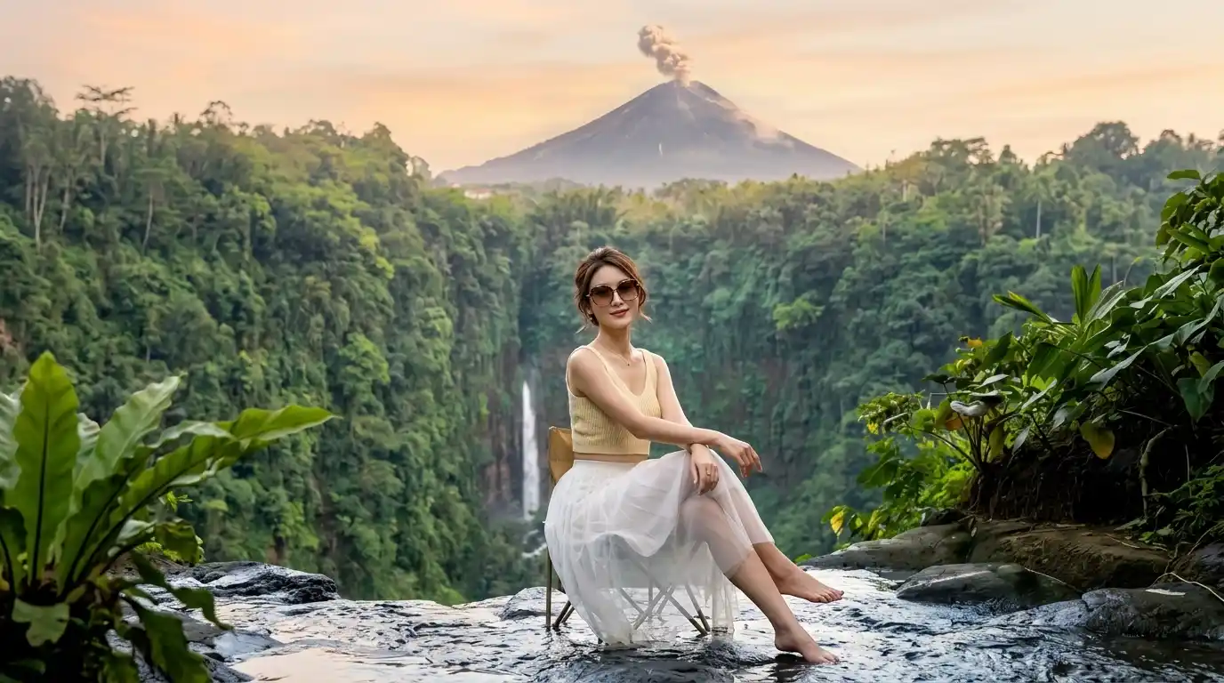 Air Terjun Kapas Biru - DMB Indonesia